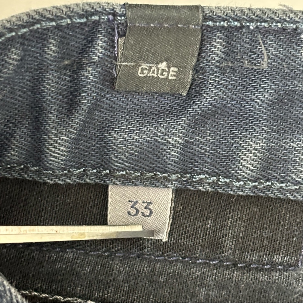 Citizens of Humanity COH Jeans Mens 33 Gage Slim Straight Blue Dark‎ Wash - Picture 4 of 16